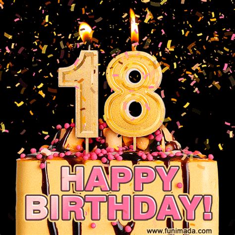 happy 18th birthday gif|18th Birthday gifs